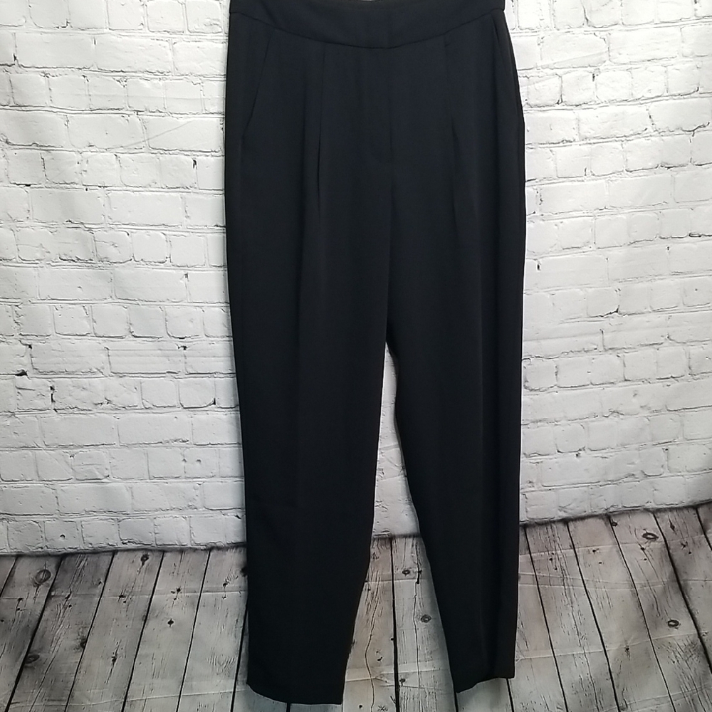 Express womens Black 'Stylist' Ankle Super High Rise pant size 8Long  EUC